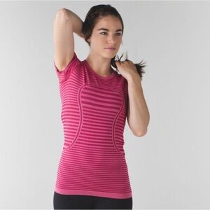 Lululemon Swifty Tech Short Sleeve - Berry Rumble